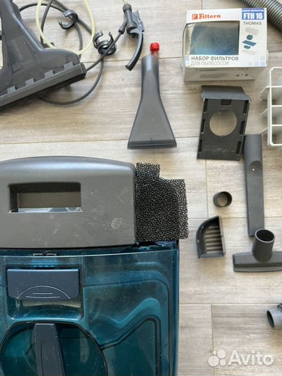 Пылесос Thomas Twin t1 в рабочем