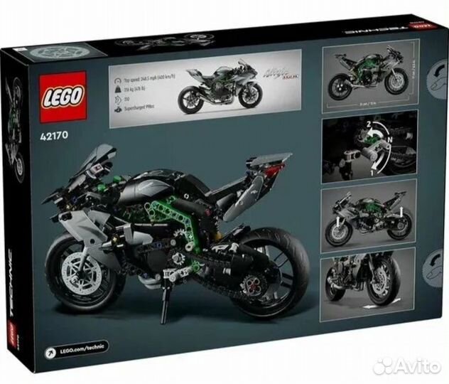 Lego 42170 Technic Мотоцикл Kawasaki Ninja