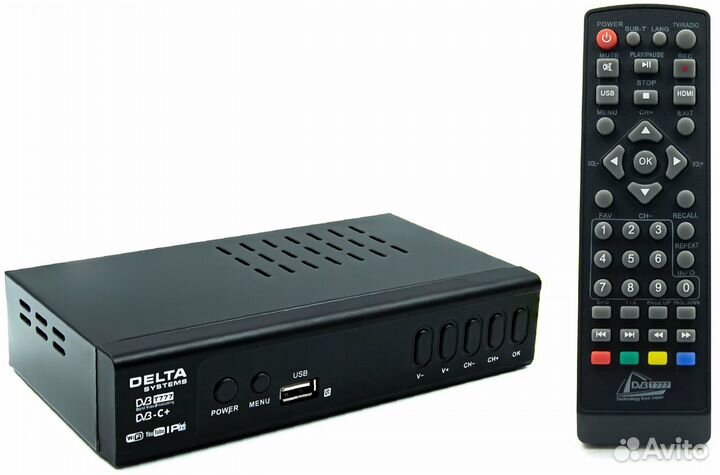 Тв приставка на 20 каналов delta DS 750HD+