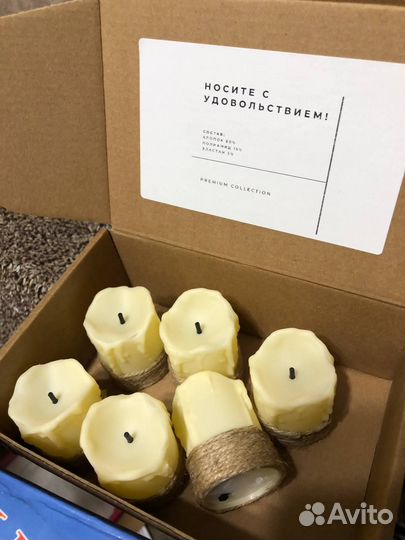 Свечи LED тёплый свет (6 шт)