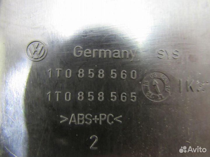 Кожух рулевой колонки верхний для Volkswagen Toura