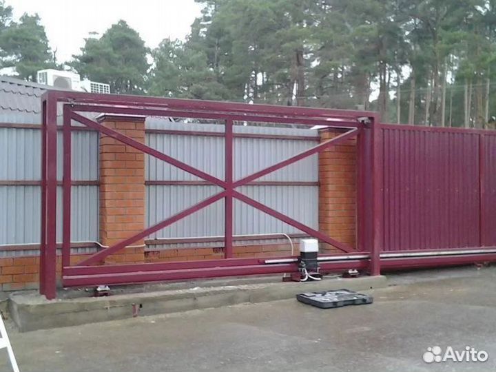 Откатные ворота в наличии