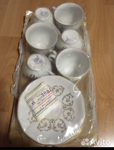 Кофейный набор Мейсенский букет, Богемия, чсср