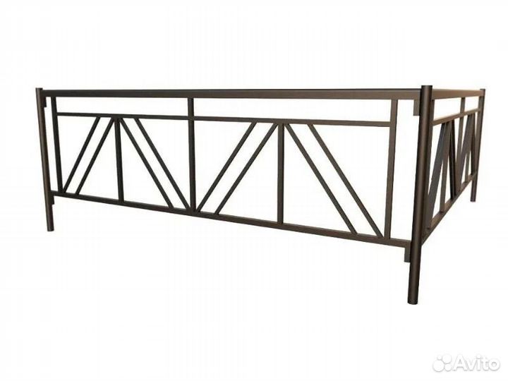 Ограда на могилу бюджетная