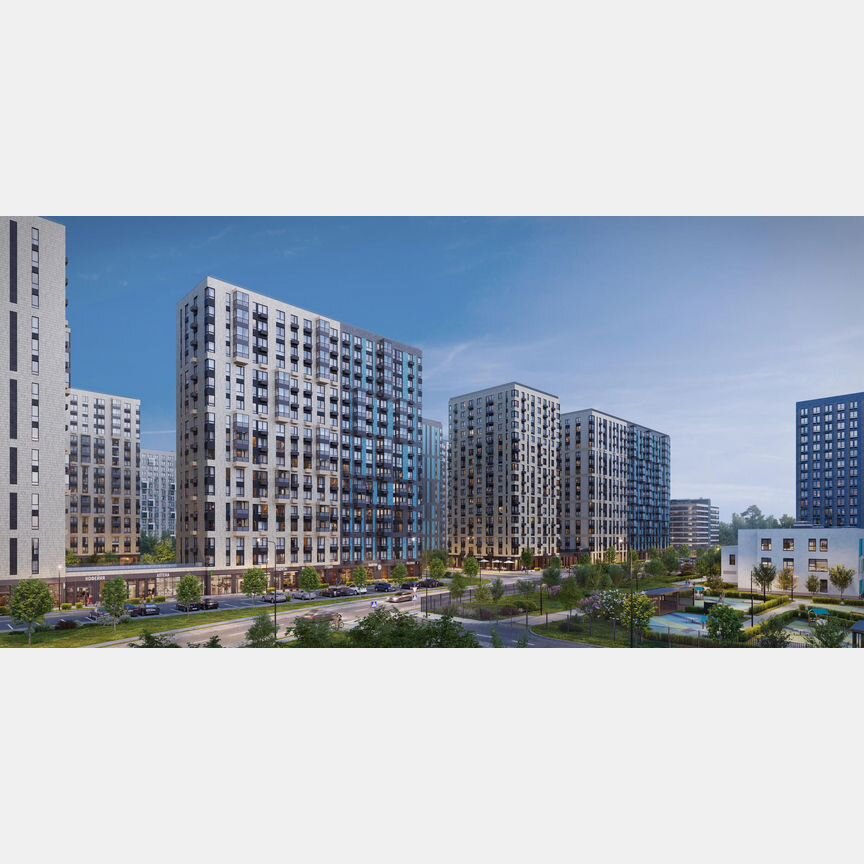 1-к. квартира, 38,4 м², 12/17 эт.