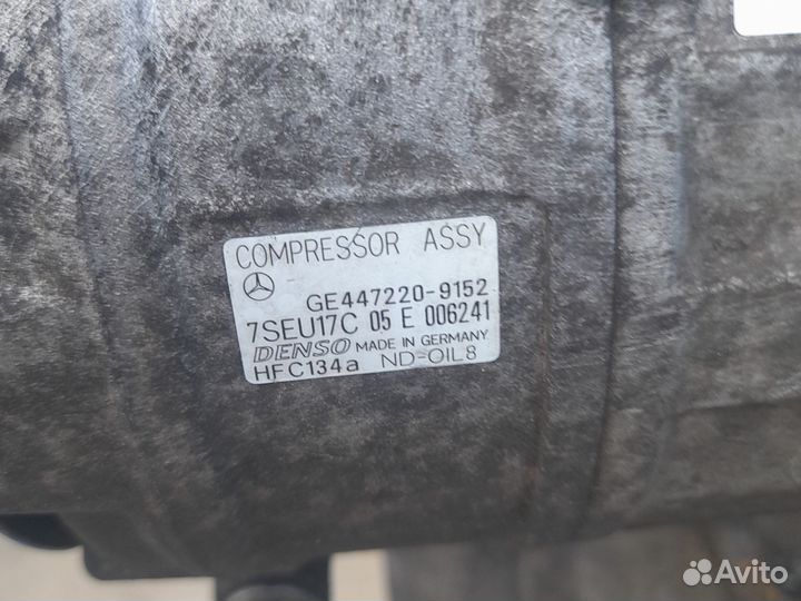 Компрессор кондиционера mercedes w203 ом 646