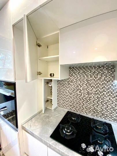 Прямая кухня на заказ. Фабрика