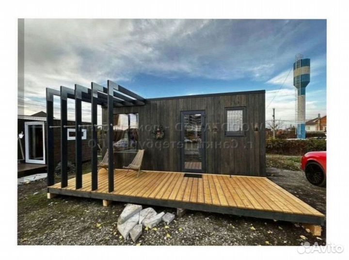 Дом Лофт доставкой 6х4,5. Артикул 123-463/LI143