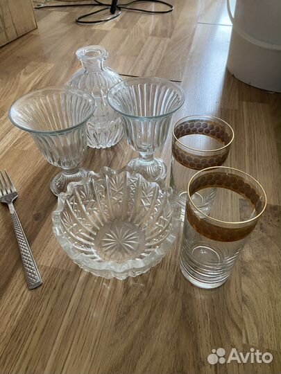 Хрустальные стаканы