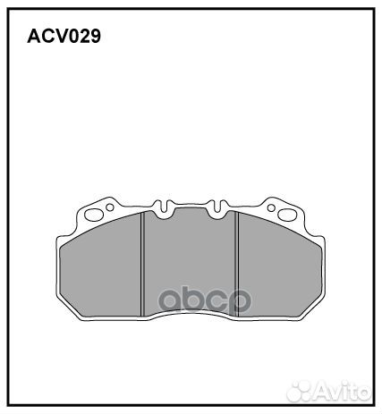 Колодки тормозные дисковые WVA (29090) renault