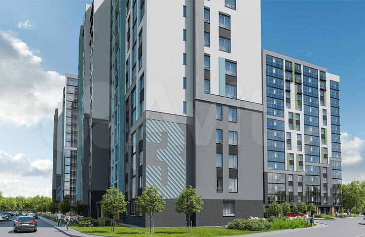 1-к. квартира, 50,4 м², 10/15 эт.