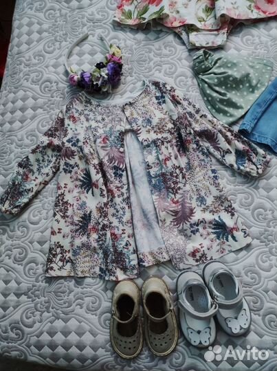 Летнее платье zara,размер 86