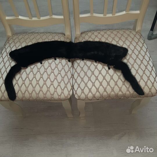 Меховой воротник норка