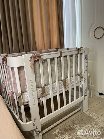 Кроваткa happy baby mommy love