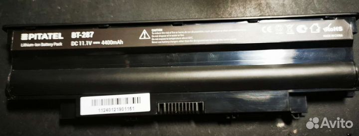 Аккумулятор для ноутбука dell