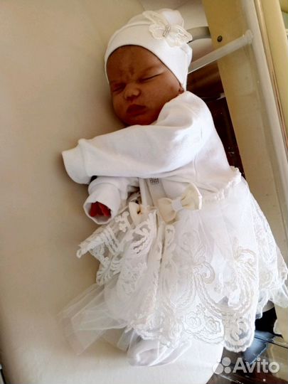 Боди на выписку для девочки