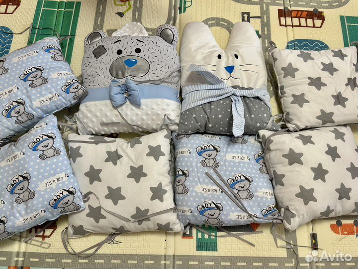 Бортики новые в кроватку