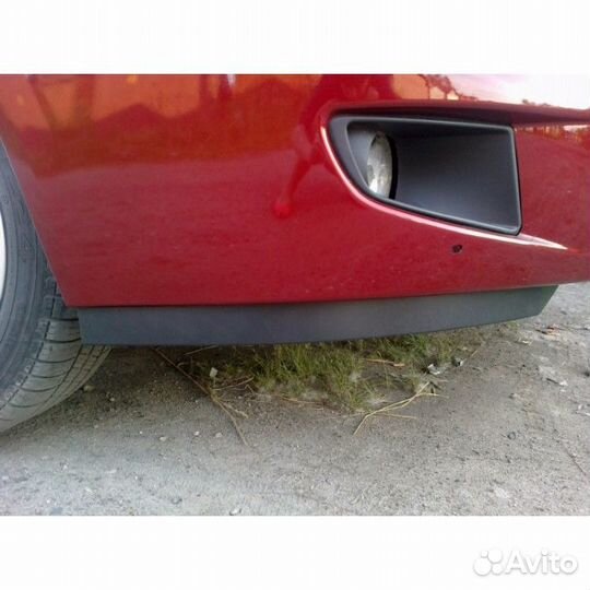 Накладки (реснички) защитные,нижние,бампера Приора