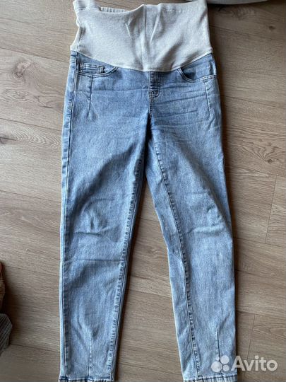 Джинсы для беременных I love mum