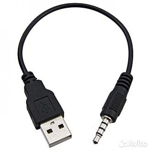 Кабель USB штекер USB - джек 3.5 aux