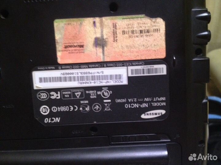 Samsung NC10 нетбук