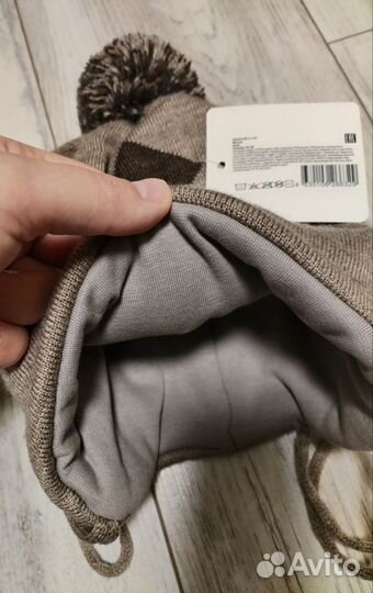 Шапка зимняя для мальчика 44-46