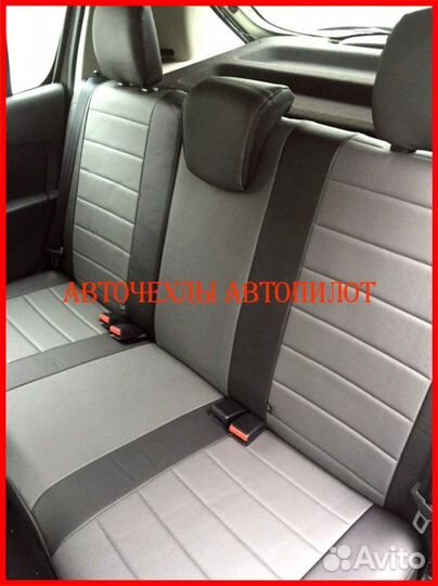 Чехлы Автопилот Renault Sandero 2 из экокожи