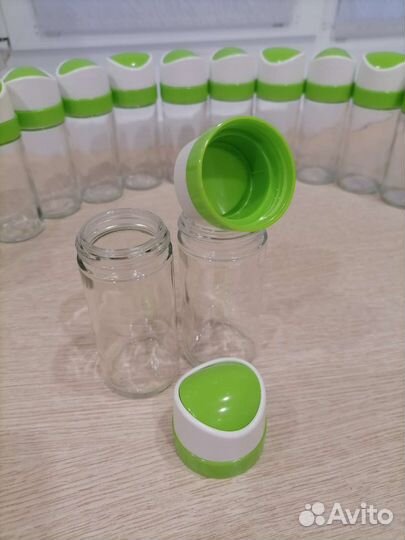 Стеклянные баночки для специй 80 мл