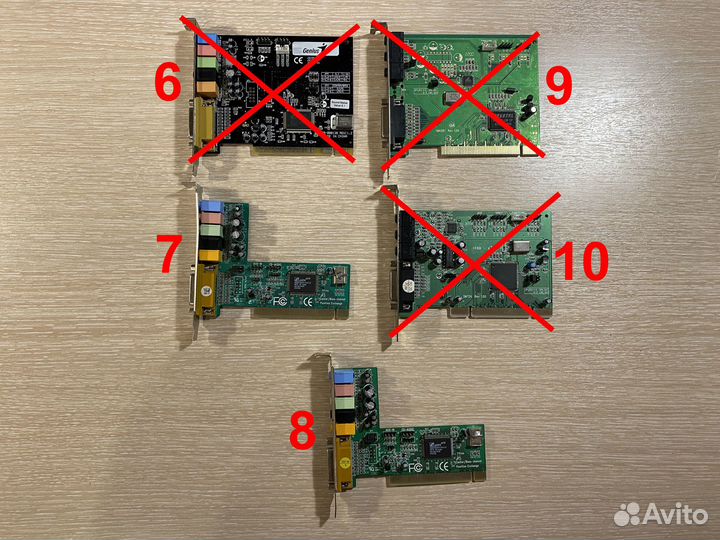Звуковые карты ISA, PCI, USB