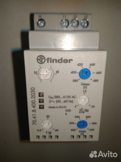 Реле контроля фаз Finder