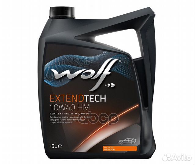 Масло моторное wolf extendtech 10W40 HM 5L Wolf