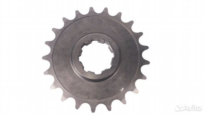 Звездочка 21 зуб мотоцикл Иж оксидированная