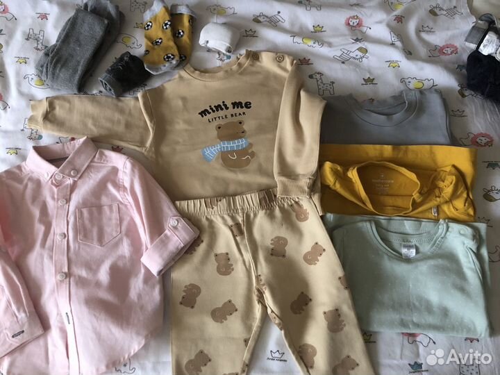 Детские вещи пакетом на мальчика 80 86