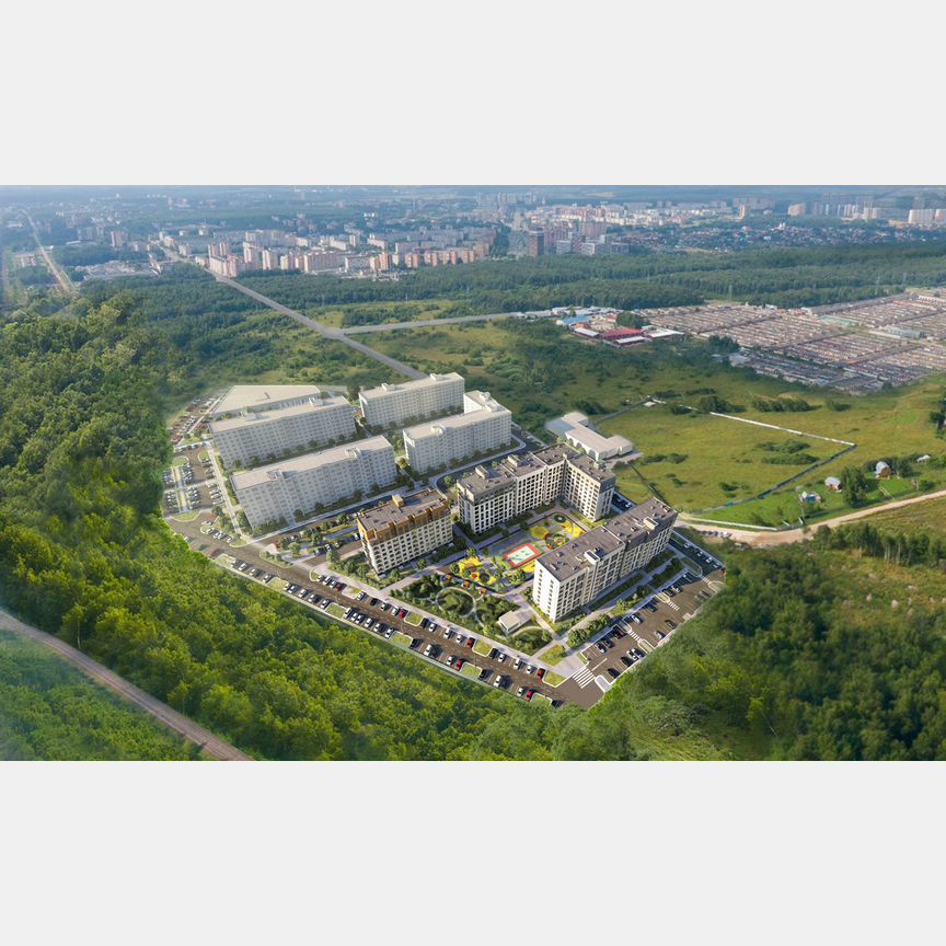 2-к. квартира, 61,5 м², 9/9 эт.