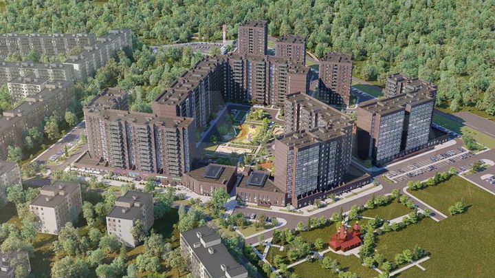 Квартира-студия, 29 м², 7/12 эт.