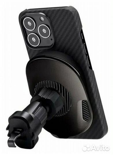 Автомобильный держатель c беспр зарядкой pitaka