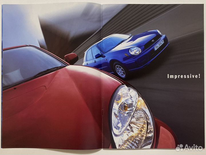 Дилерский каталог Subaru Impreza Wagon 2000