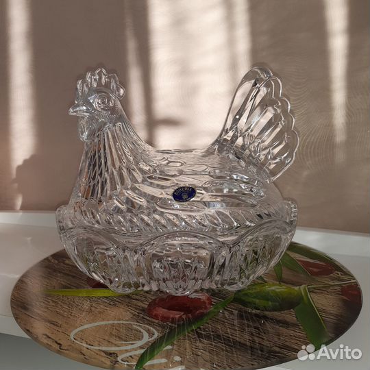 Блюдо ваза хрусталь