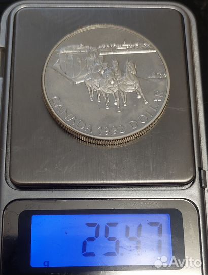 Монеты 1 доллар Канада коллекционные (серебро)