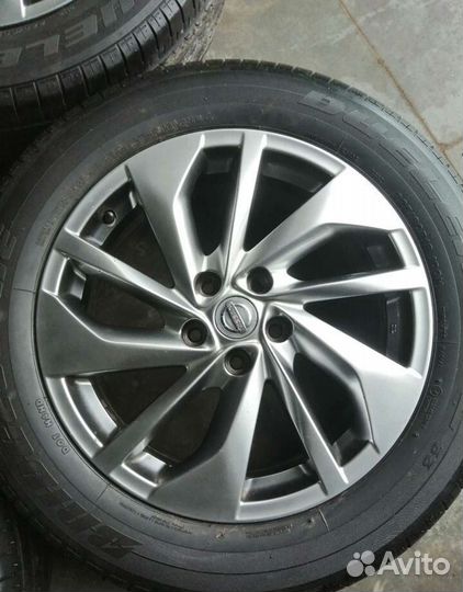 Летние колёса Nissan X-Trail 225/60/18 Bridgestone
