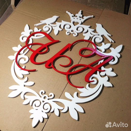 Монограмма на свадьбу