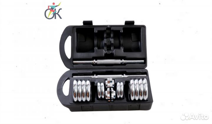 Хромированные гантели USA Style