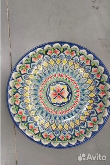 Ляган - Узбекское Керамическое Блюдо, 1 сорт