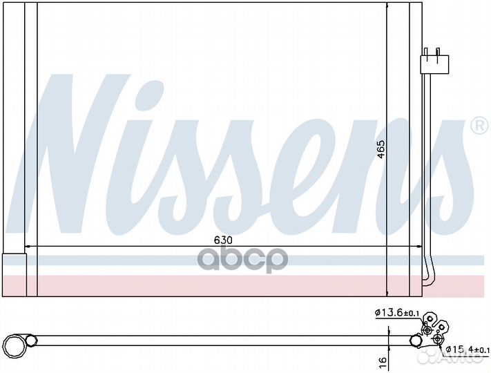 Радиатор 940058 Nissens