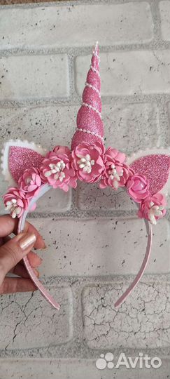 Ободок на голову с ушками