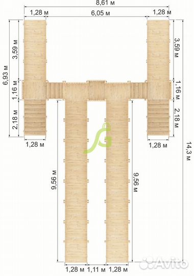 Зимняя горка 