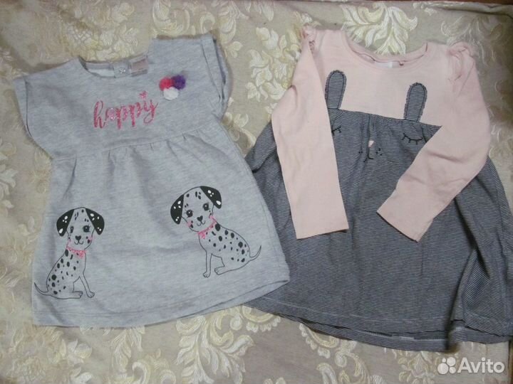 Вещи пакетом для девочки рост 86-92
