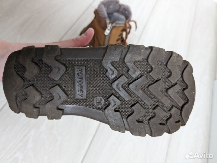 Ботинки зимние натуральная кожа