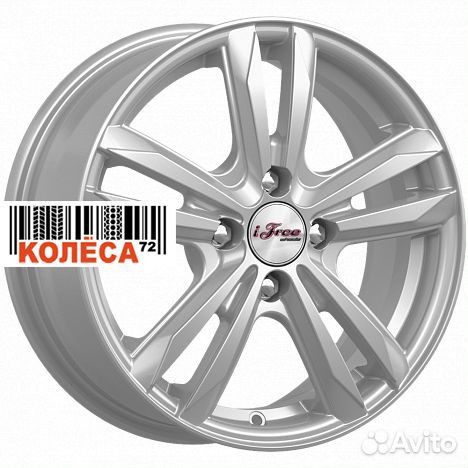 IFree Маскот 6x15 4x100 ET46 Dia54.1 Сильвер