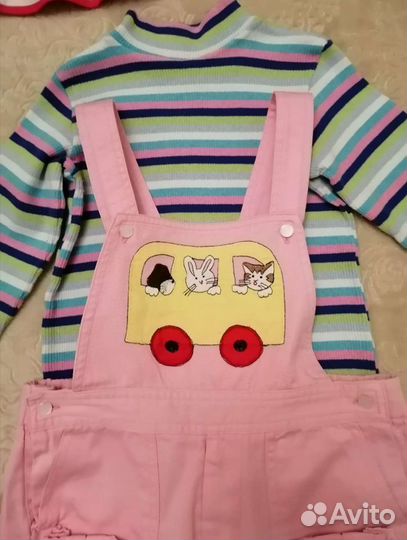 Вещи пакетом на девочку 104-110